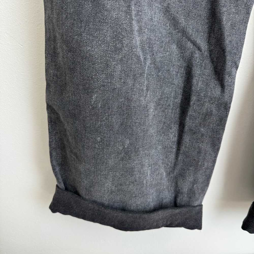 Distressed Black Denim Painters Jeans - Picture 7 of 14